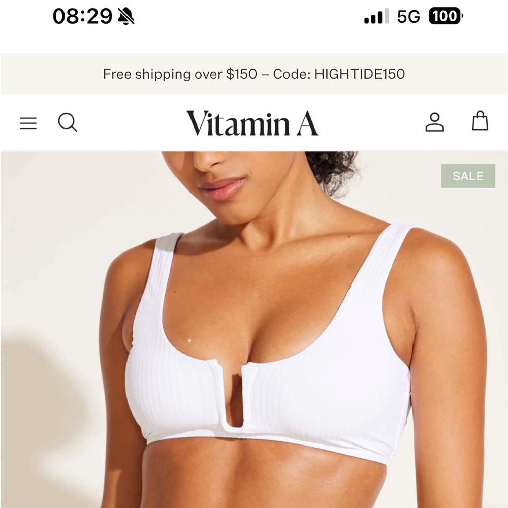 Vitamin A Bikini Top